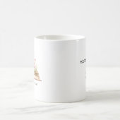 野生の花を引退して新しい章を始める コーヒーマグカップ (中央)
