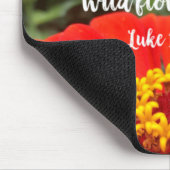 野生の花を心配しないでキリスト教の聖書 マウスパッド (コーナー)