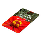 野生の花を心配しないでキリスト教の聖書 マグネット (左側)