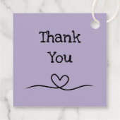 野生の花を手作りラブプロダクトありがとう フェイバータグ (裏面)