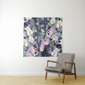 野生の花を持つ継ぎ目の無い春の美しい模様 タペストリー (インサイチュ)