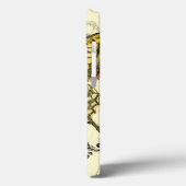 野生の花を持つ装飾的な蝶 Case-Mate iPhoneケース (裏面 / 左)