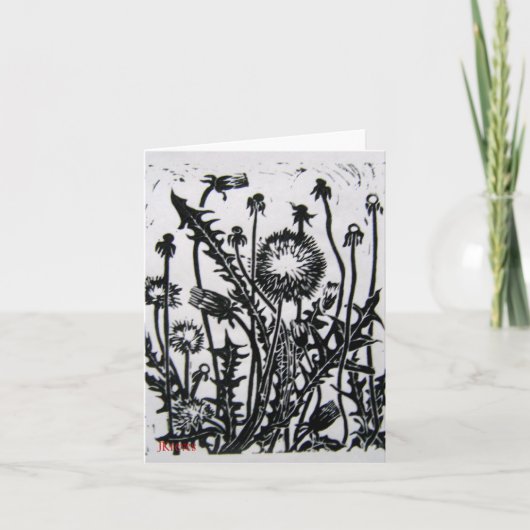 野生の花カード カード (正面)