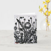 野生の花カード カード (黄色い花)