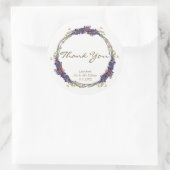 野生の花デイジー感謝していリースお気に入り ラウンドシール (バッグ)