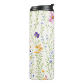 野生の花パターン タンブラー (回転左)