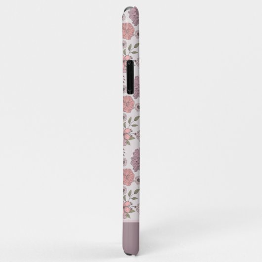 野生の花パーソナライズされたの名前フローラ Case-Mate iPhoneケース (裏面/右)