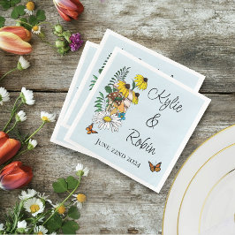 野生の花フローラブルーマッシュルーム結婚ズ