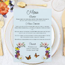 野生の花フローラ青結婚キノコ メニュー