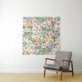 野生の花フローラ、ヴィンテージシームレスなパターン。 タペストリー (インサイチュ)