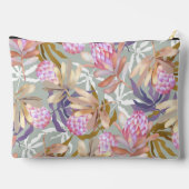 野生の花プロテアグレー アクセサリーポーチ (裏面)