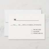 野生の花ポピーの植物性ピンク結婚ズ 出欠カード (裏面)