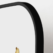 野生の花ラディバグと蝶の署名 ピックルボールラケット (左詳細)