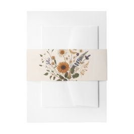 野生の花ヴィンテージフローラバンチボヘミアン結婚ズ 招待状ベリーバンド