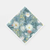 野生の花咲く夏の草原 スタンダードランチョンナプキン (角)