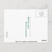 野生の花園 ポストカード (裏面)