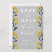 野生の花手描き植物日付Bを保存 (正面)