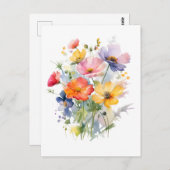 野生の花植物学 ポストカード (正面/裏面)