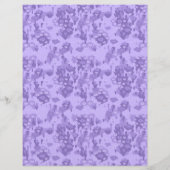 野生の花畑のスクラップブック用紙 (裏面)
