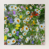 野生の花畑 ジグソーパズル (横)