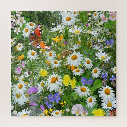 野生の花畑 ジグソーパズル (縦)