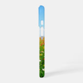 野生の花畑 iPhone 16ケース (左側面)