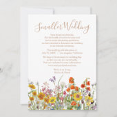 野生の花結婚の計画の変更 シーズンカード (正面)