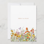 野生の花結婚の計画の変更 シーズンカード (裏面)