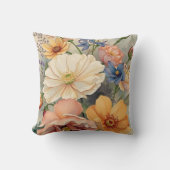 野生の花1 クッション (正面)