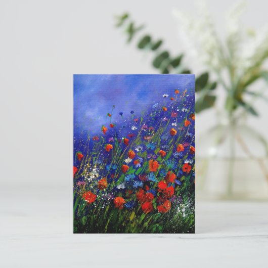 野生の花787 ポストカード (スタンド正面)