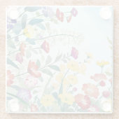 野生の花 ガラスコースター (裏面)