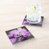 野生の花 ガラスコースター (アングル)