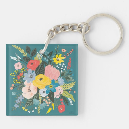 野生の花 キーホルダー (裏面)