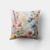 野生の花 クッション (裏面)