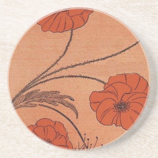 野生の花 コースター (正面)