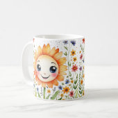 野生の花 コーヒーマグカップ (正面左)