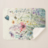 野生の花 シェルパブランケット (正面(横))