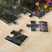 野生の花 ジグソーパズル (側面)