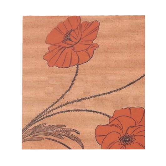 野生の花 ノートパッド (正面)