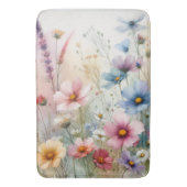 野生の花 バスマット (正面縦)