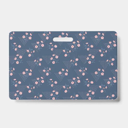 野生の花 バッジ (正面)