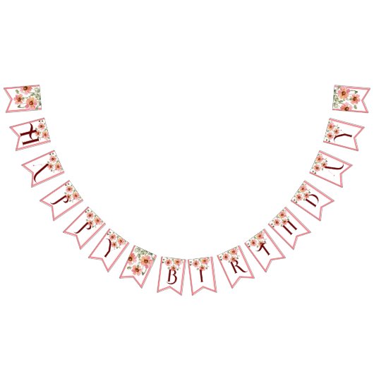 野生の花 バンティングフラッグ (全)