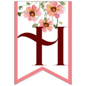 野生の花 バンティングフラッグ (第2の旗)