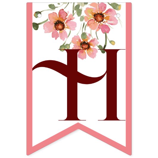 野生の花 バンティングフラッグ (第2の旗)