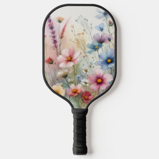 野生の花 ピックルボールラケット (正面)