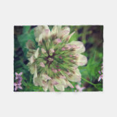 野生の花 フリースブランケット (正面(横))