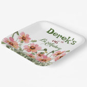 野生の花 ペーパープレート (傾斜あり)