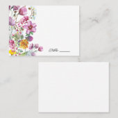 野生の花 | ボホフローラ座席表 プレイスカード (正面/裏面)