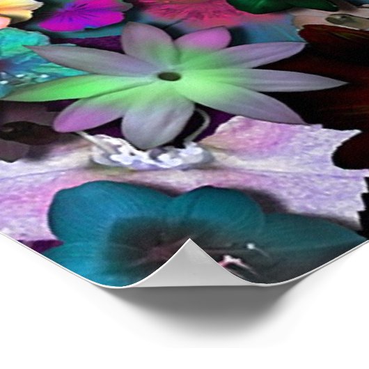 野生の花 ポスター (角)