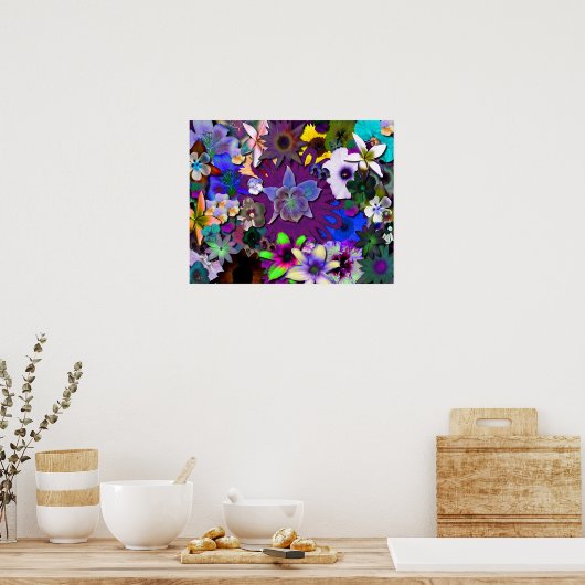 野生の花 ポスター (キッチン)